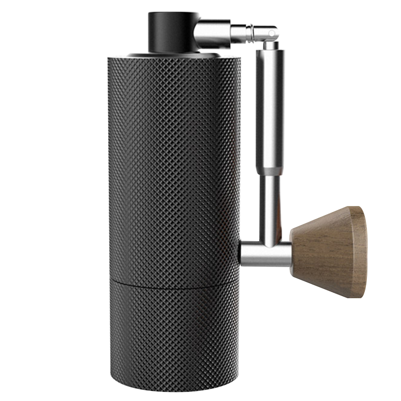 Timemore Nano manuelle Kaffeemühle, mit einklappbarer Kurbel und Holzknauf