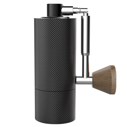 Timemore Nano manuelle Kaffeemühle, mit einklappbarer Kurbel und Holzknauf