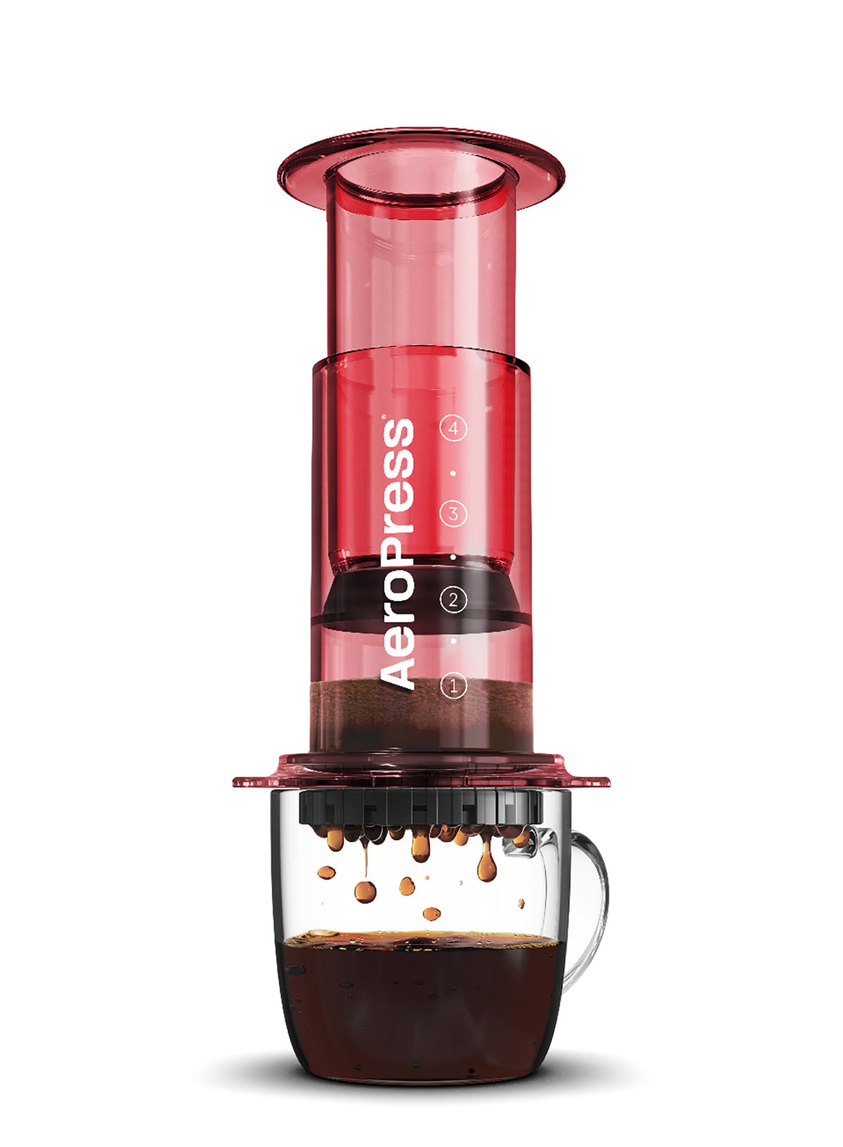 AeroPress Clear-red (klar-rot)