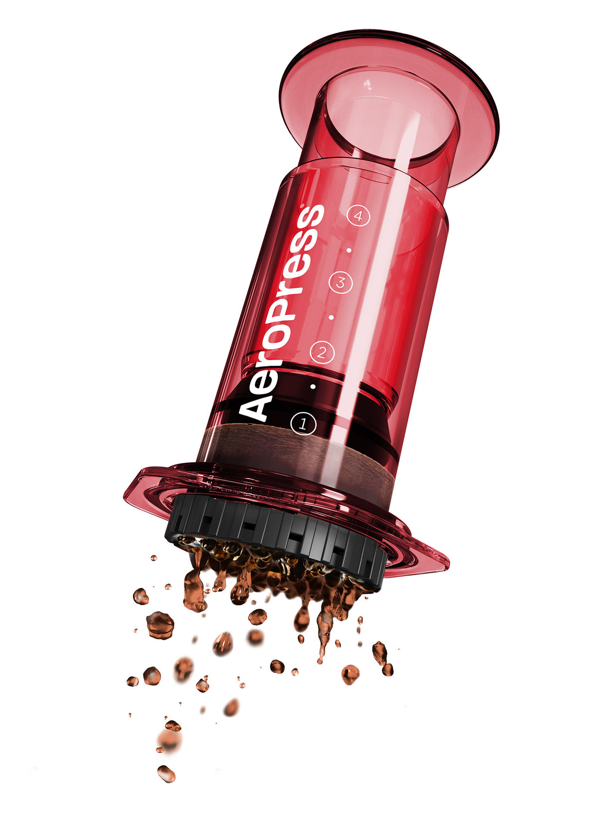 AeroPress Clear-red (klar-rot)