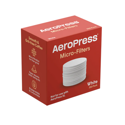 Aeropress Mikrofilterpapier 350Blatt, weiß