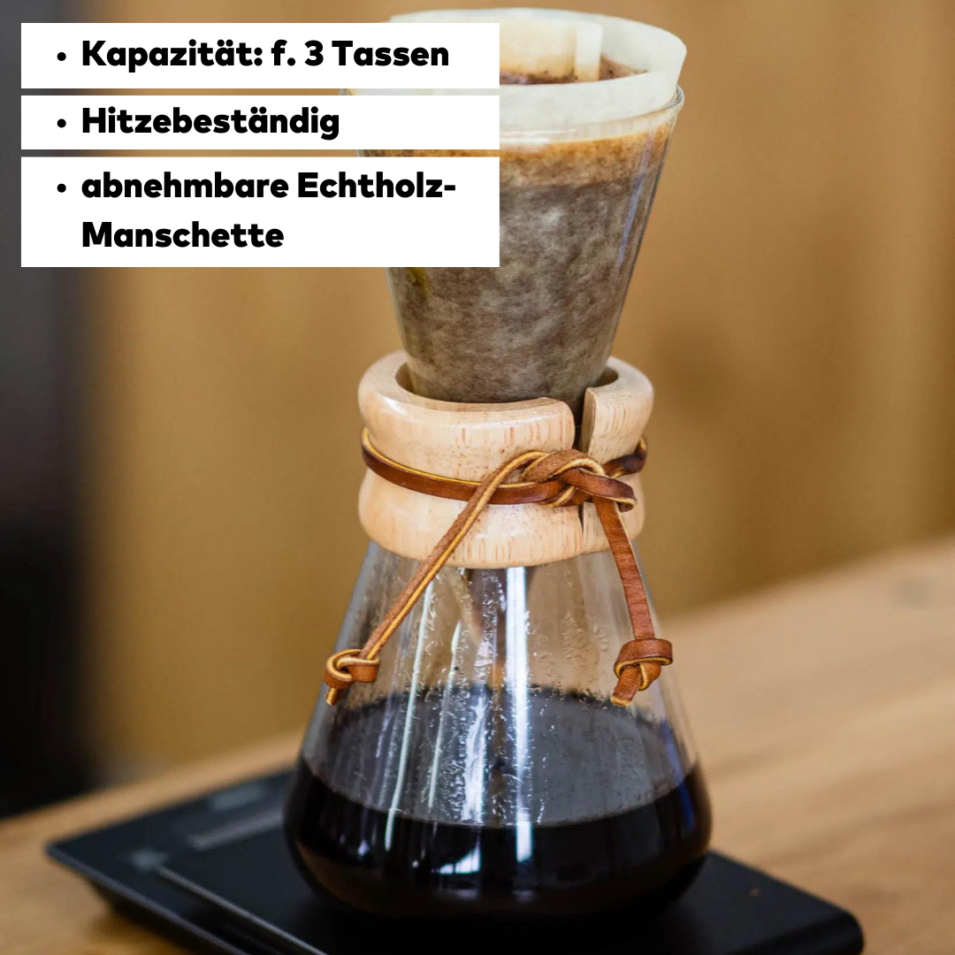 Chemex Kaffeekaraffe, 3 Tassen