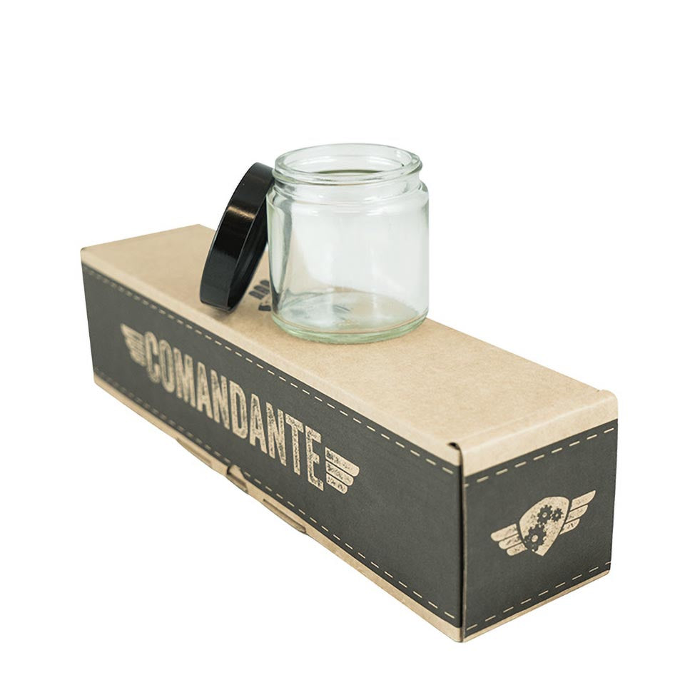 Comandante Glas-Bohnen-Behälter, aus Klarglas, Set: bestehend aus 4 Stück