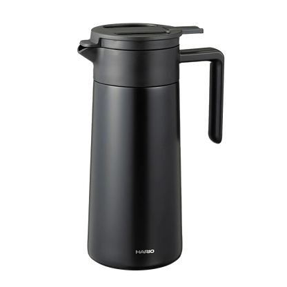 Doppelwandige Isolierkanne mit Deckel, 800ml, Farbe: schwarz, Hersteller: Hario