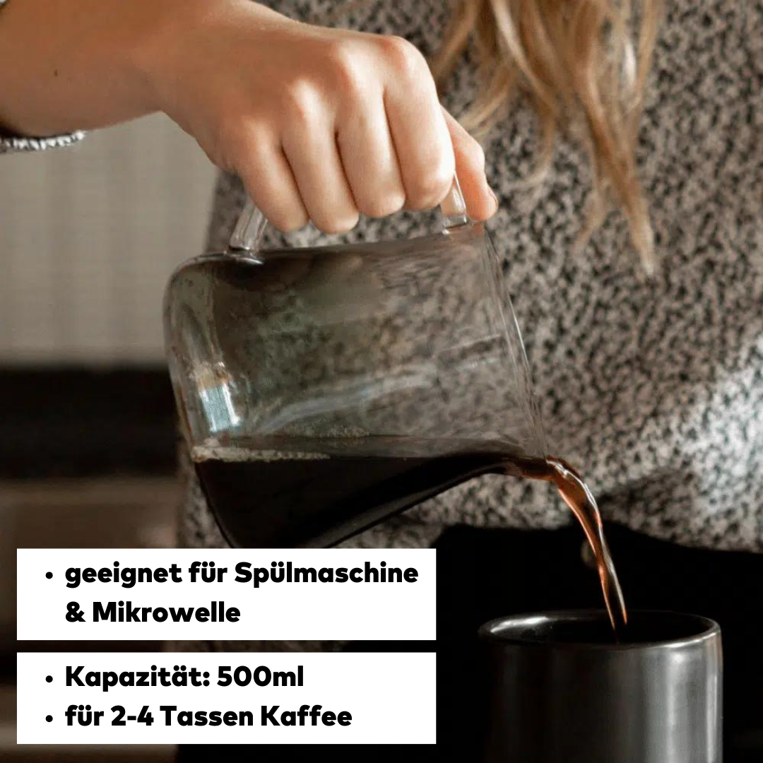 Fellow Mighty, small, Glas Server, 500ml, 2-4 Tassen, Spülmaschinenfest