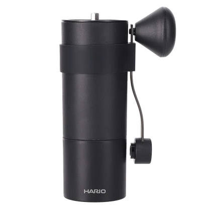 Hario Mini Black Pro manuelle Kaffeemühle mit abnehmbarer Kurbel, Fassungsvermögen: 20g