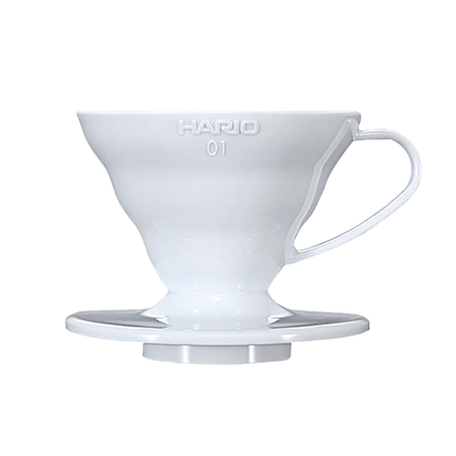 Hario Dripper V60, 01, white, 1-2 Tassen, hochwertiger Kunststoff