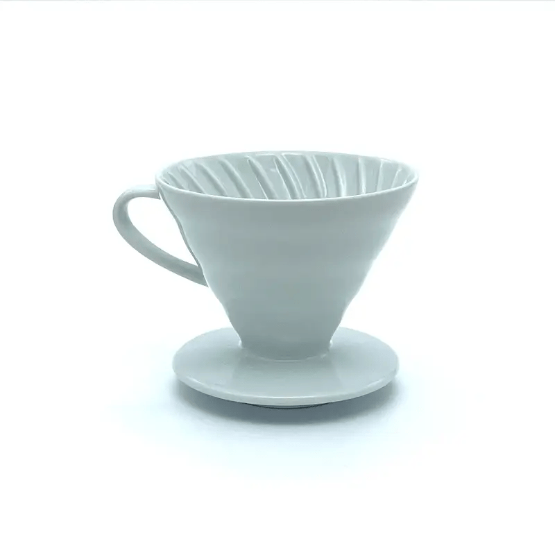 HarioV60, 02, hochwertiger Keramik Kaffeefilter Halter, Farbe: hellblau, 1-4 Tassen