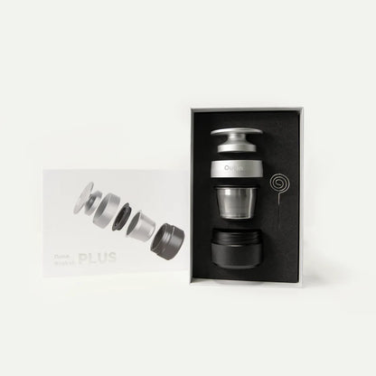 Outin Nano Espresso Basket mit Einfülltrichter, größerem Korb für einen doppelten Espresso, einem Tmper