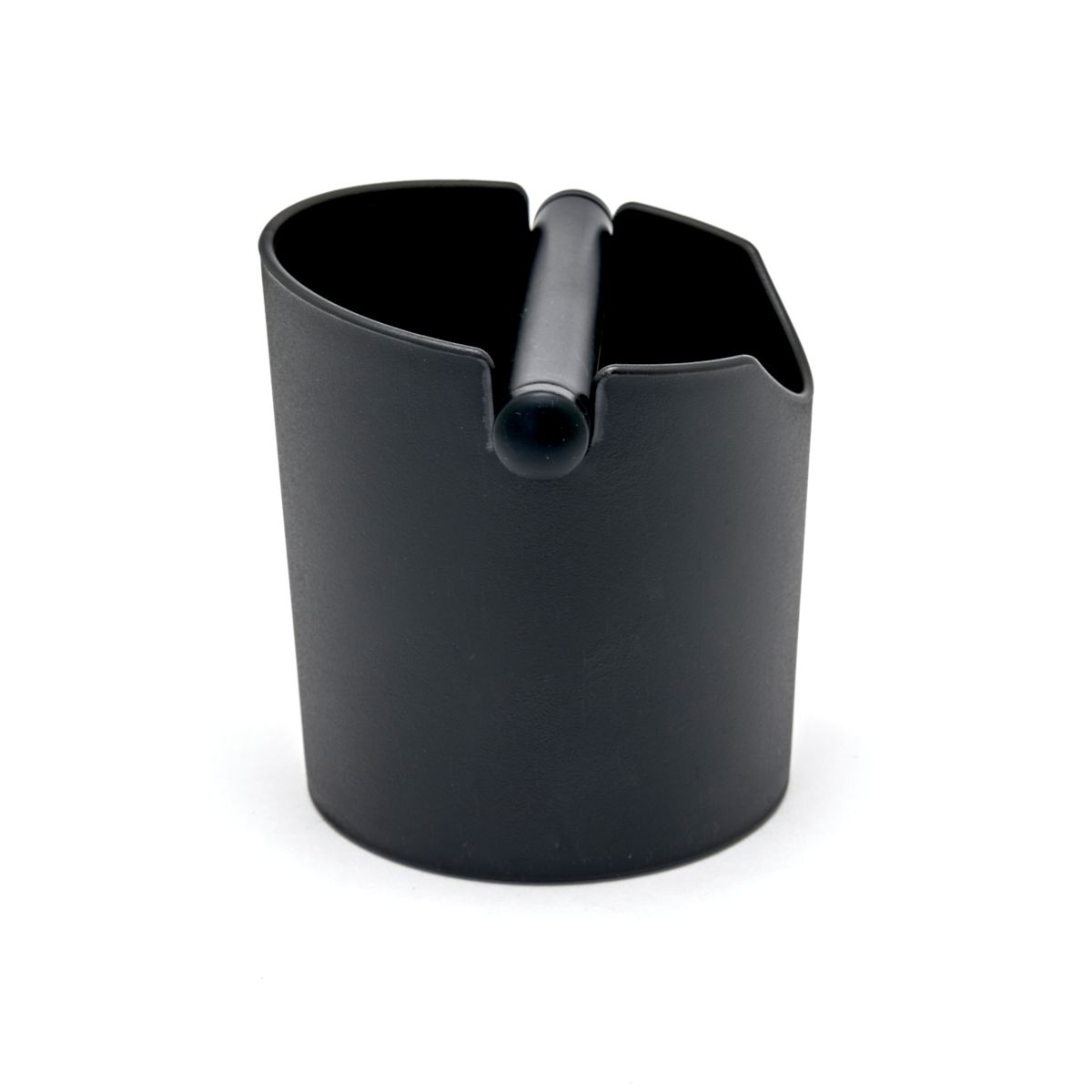 Rhino Kaffee Abklopfbehälter für Siebträger, Höhe: 150mm, Durchmesser:135mm, mit Querstab