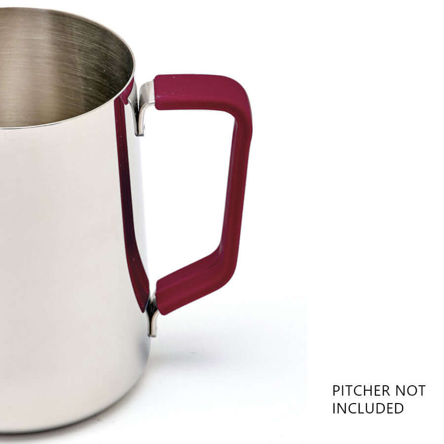 Rhino Silikon Griff Überzieher für 600ml- Rhino Milchkännchen in der Farbe Cranberry