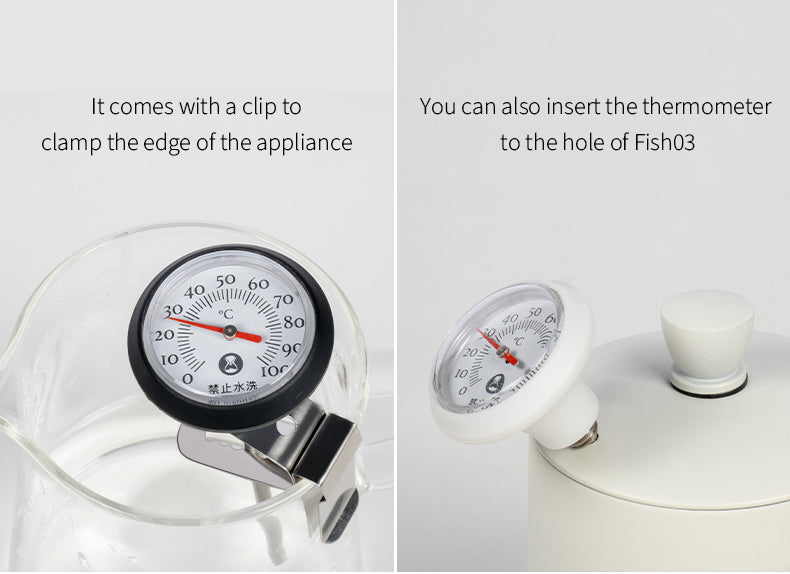 Timemore Thermometer Stick, weiß und schwarz