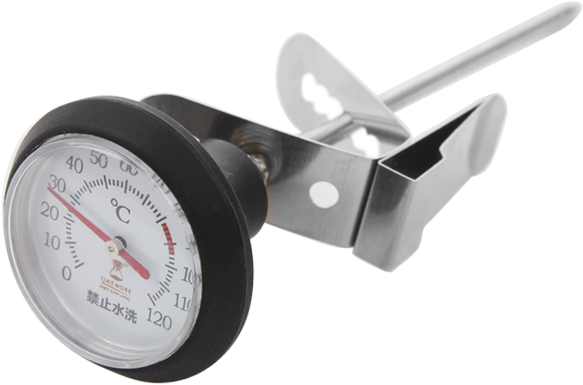 Timemore Thermometer Stick schwarz mit Halteklemme