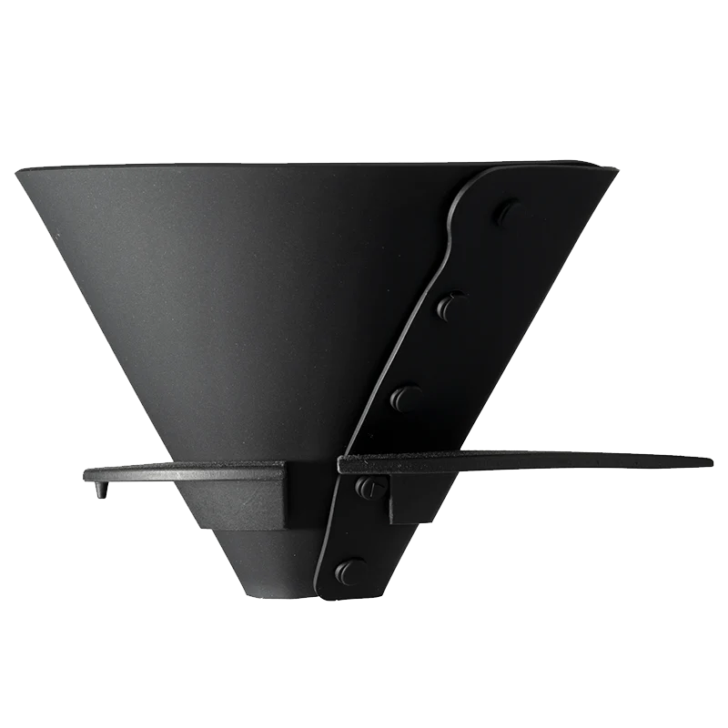 Zebrang von Hario V60, faltbarer Kaffeefilter aus Silikon, perfekt für unterwegs, Größe 2, Farbe schwarz