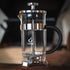 klassische French Press Kanne aus Glas im Set